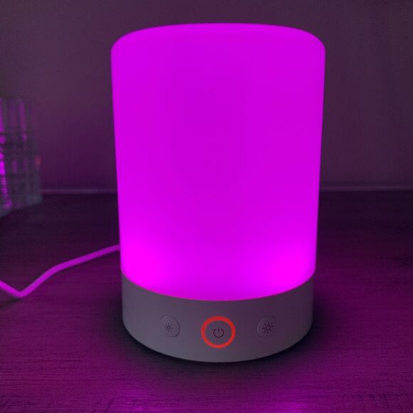 Marrado Bedside Lamp Color Changing LED Mood Light Touch On/Off Pink Purple - Picture 13 of 16